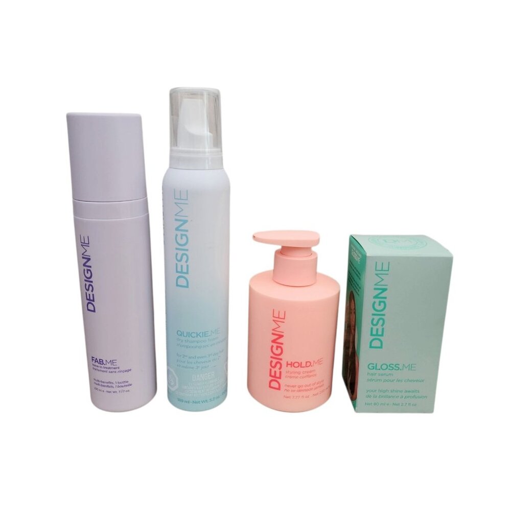 Design Me Fab.Me Treatment Quickie.Me Dry Shampoo Hold.Me Styling Fab.Me Serum